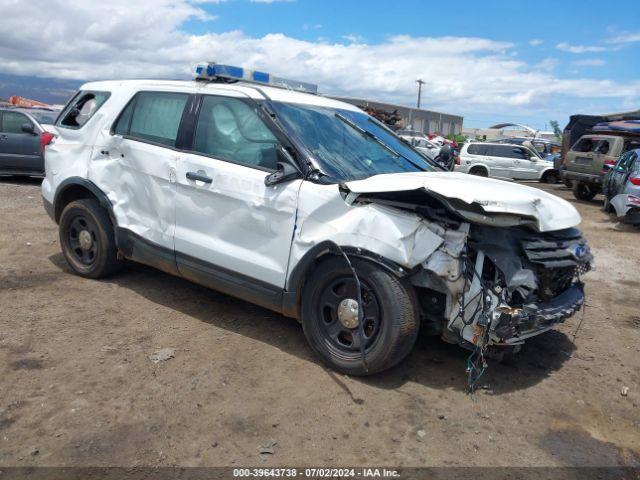  Salvage Ford Police Interceptor Utilit