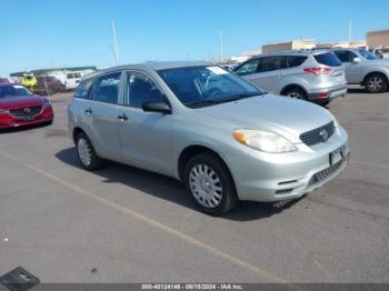  Salvage Toyota Matrix