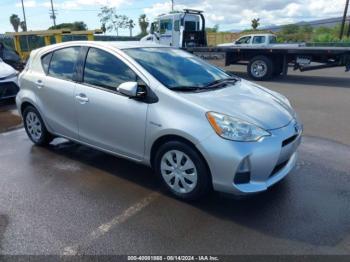  Salvage Toyota Prius c