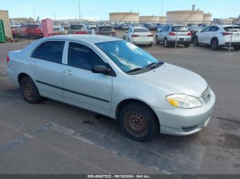  Salvage Toyota Corolla