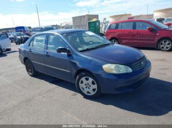  Salvage Toyota Corolla