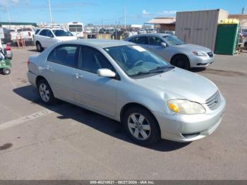  Salvage Toyota Corolla