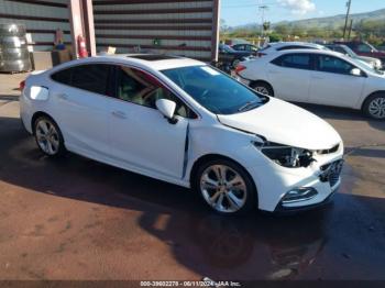  Salvage Chevrolet Cruze