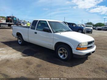  Salvage Chevrolet S-10