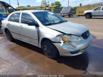  Salvage Toyota Corolla