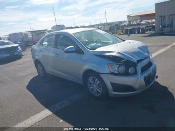  Salvage Chevrolet Sonic