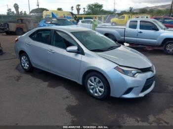  Salvage Toyota Corolla