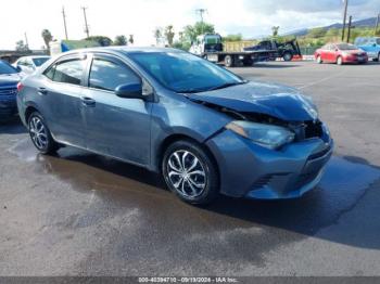  Salvage Toyota Corolla