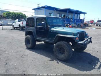  Salvage Jeep Wrangler