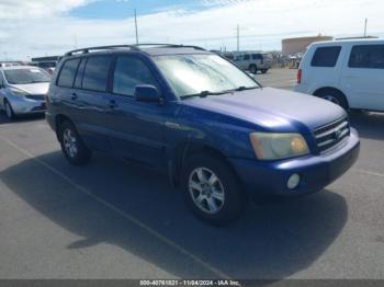  Salvage Toyota Highlander