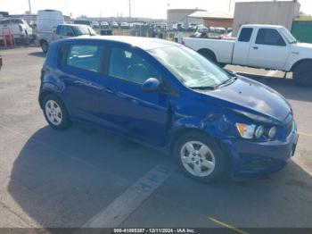  Salvage Chevrolet Sonic