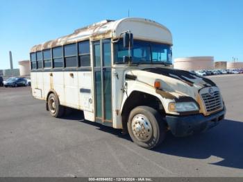  Salvage Blue Bird School Bus   Transit Bus