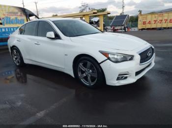  Salvage INFINITI Q50