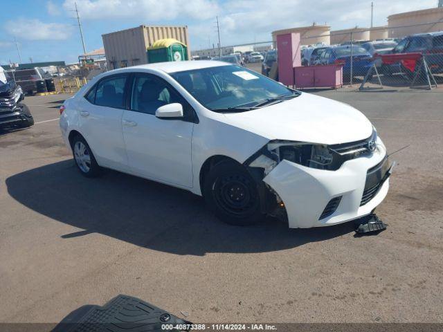  Salvage Toyota Corolla