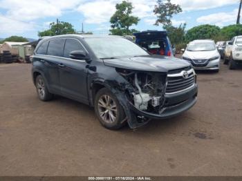  Salvage Toyota Highlander