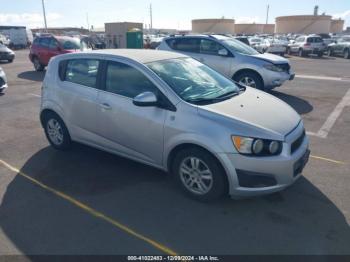  Salvage Chevrolet Sonic