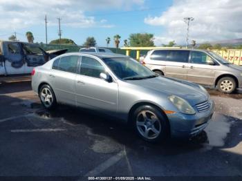  Salvage INFINITI G35