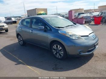  Salvage Nissan LEAF