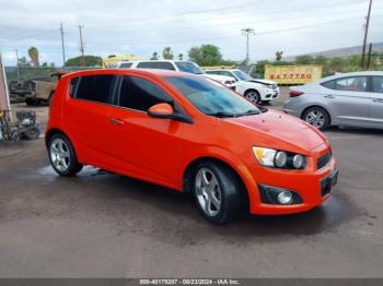  Salvage Chevrolet Sonic