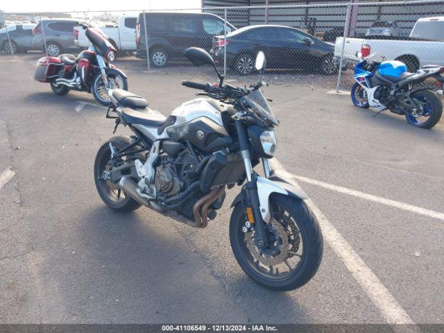  Salvage Yamaha Fz07