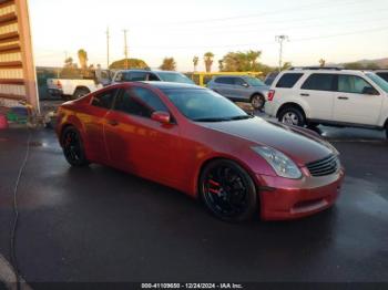  Salvage INFINITI G35