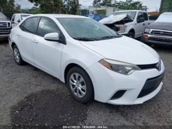  Salvage Toyota Corolla