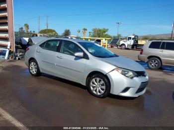  Salvage Toyota Corolla