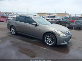  Salvage INFINITI G37