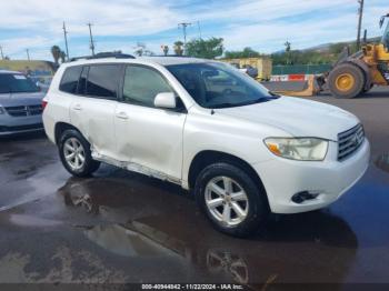  Salvage Toyota Highlander