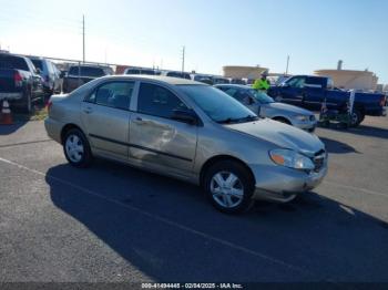  Salvage Toyota Corolla