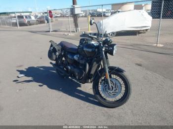  Salvage Triumph Motorcycle Bonneville