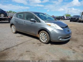  Salvage Nissan LEAF