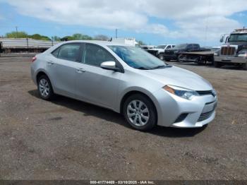  Salvage Toyota Corolla
