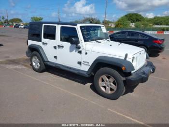  Salvage Jeep Wrangler
