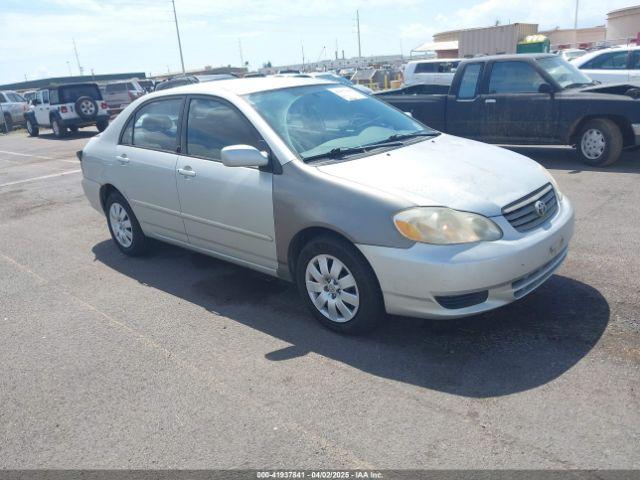  Salvage Toyota Corolla