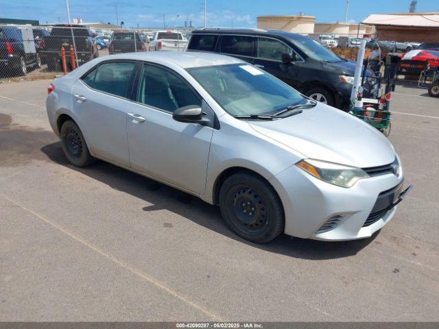  Salvage Toyota Corolla