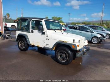  Salvage Jeep Wrangler
