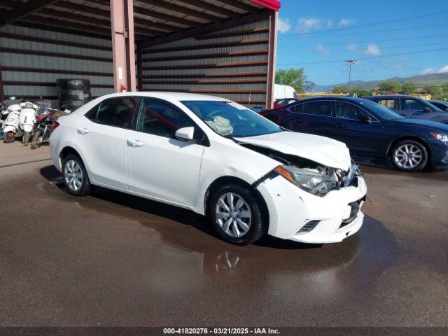  Salvage Toyota Corolla