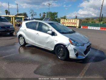  Salvage Toyota Prius c