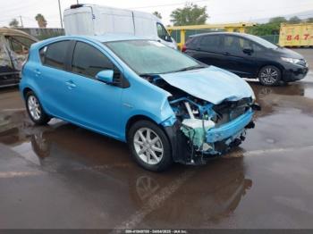  Salvage Toyota Prius c