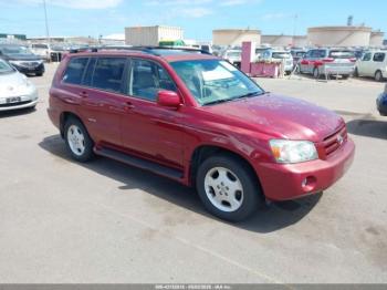  Salvage Toyota Highlander