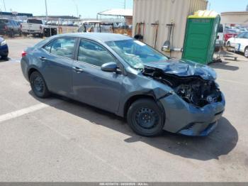  Salvage Toyota Corolla