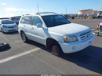  Salvage Toyota Highlander