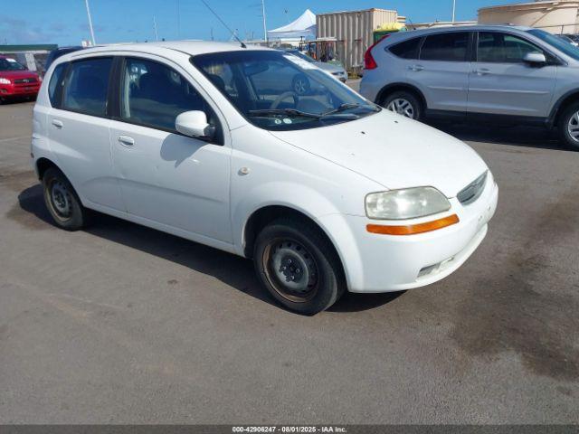  Salvage Chevrolet Aveo