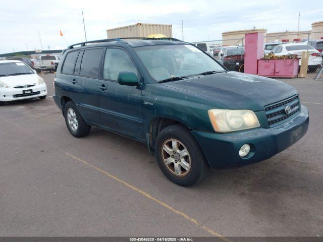  Salvage Toyota Highlander