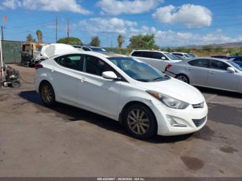  Salvage Hyundai ELANTRA