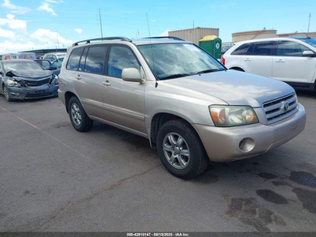  Salvage Toyota Highlander