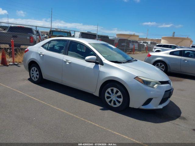  Salvage Toyota Corolla
