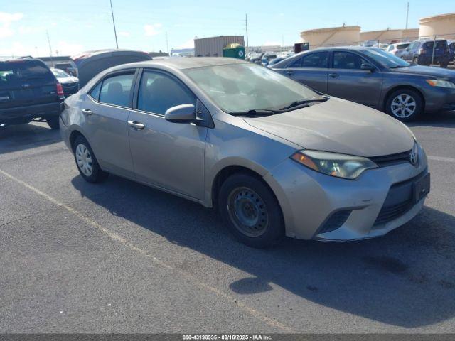  Salvage Toyota Corolla