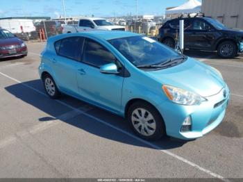  Salvage Toyota Prius c